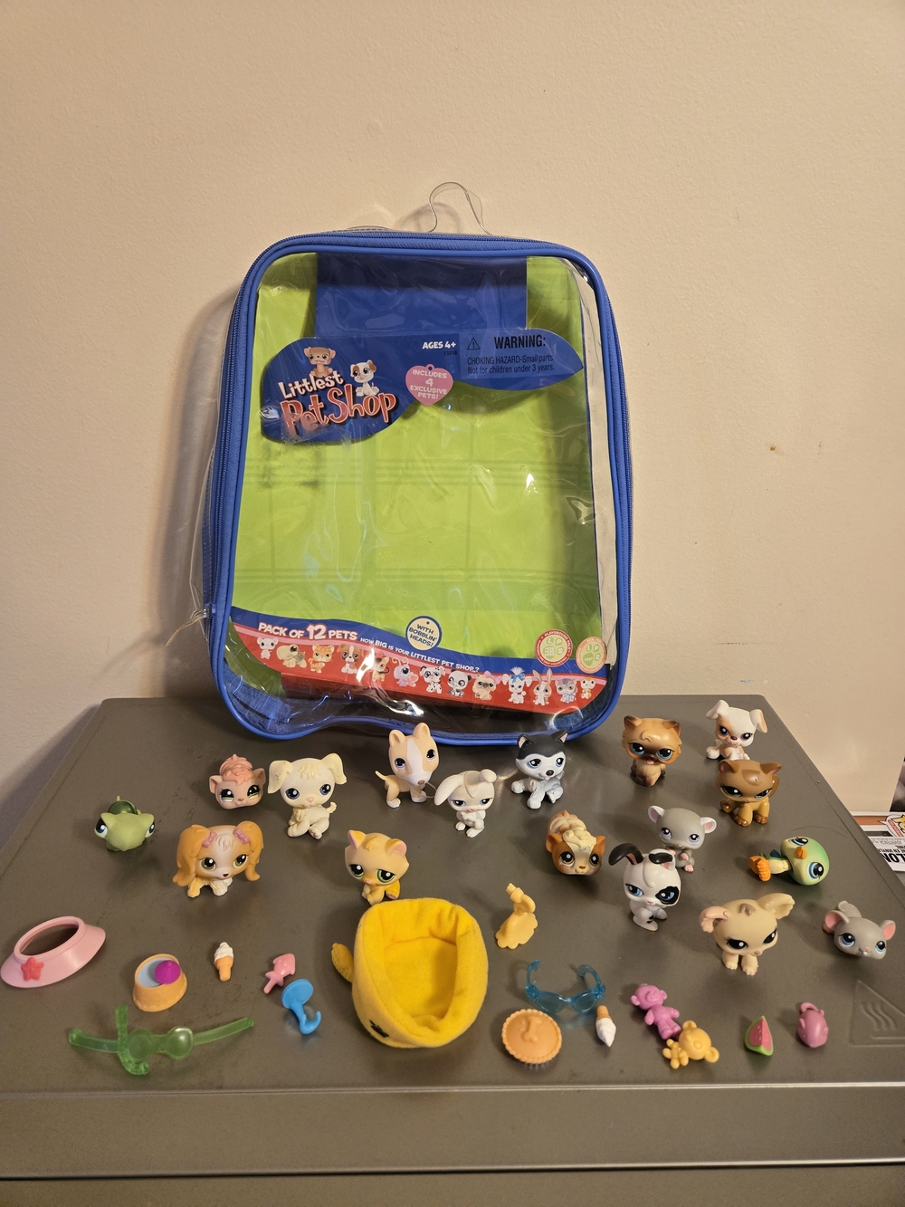 Hasbro Littlest Pet Shop (LPS) Toy Set of 34